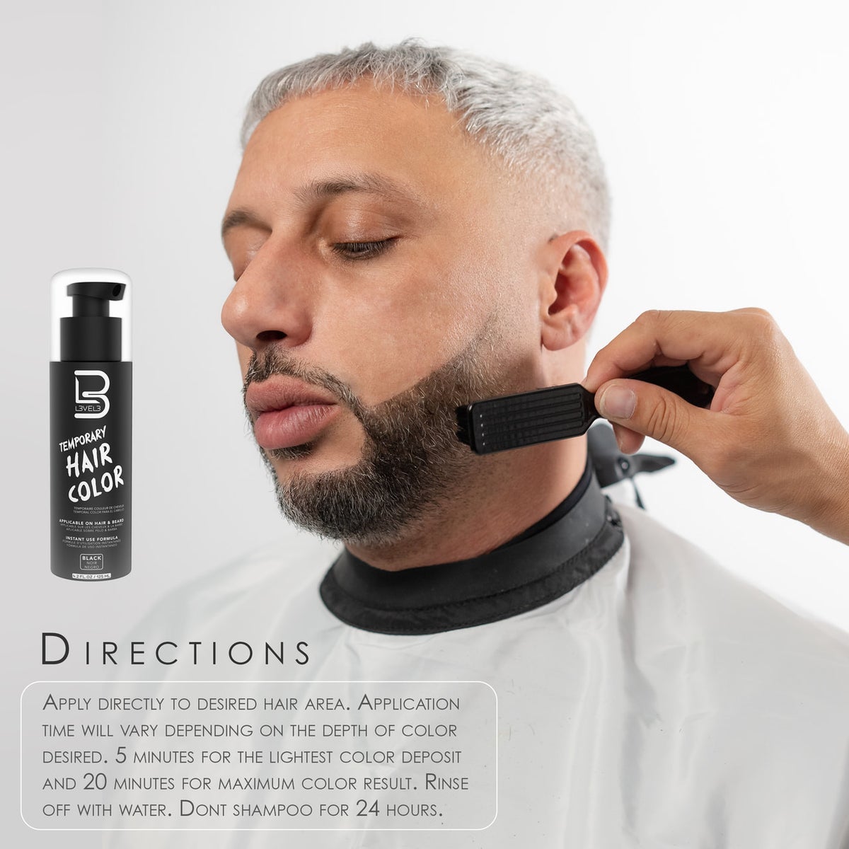 Beard Colour Black Dye